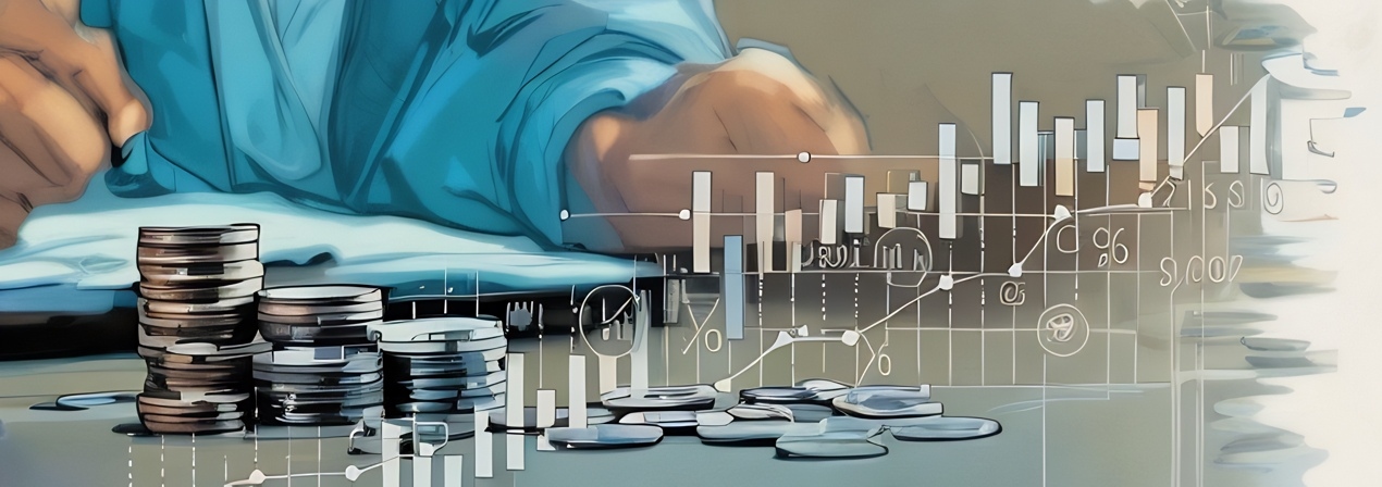 monedas y gráficos