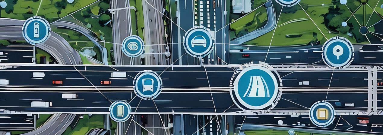 Autopista que representa la importancia de las smart cities y ciudades inteligentes como proyectos de futuro
