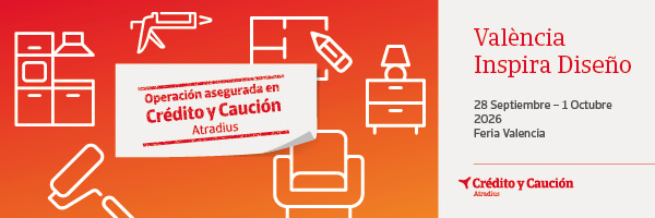 Valèncias Inspira Diseño 2026, ¡te esperamos en el stand de Crédito y Caución!